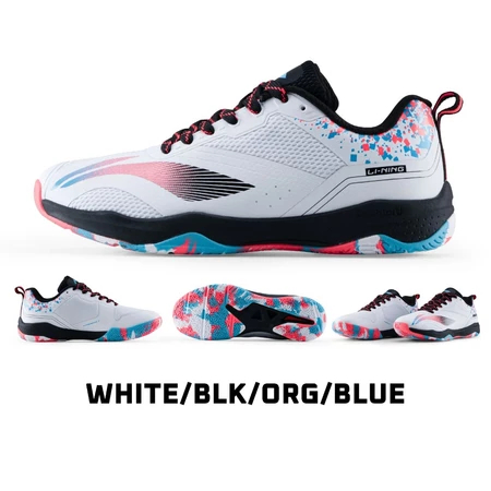 Sepatu Badminton Sepatu Bulutangkis Lining Hypersonic IV Putih 100% Lining Original