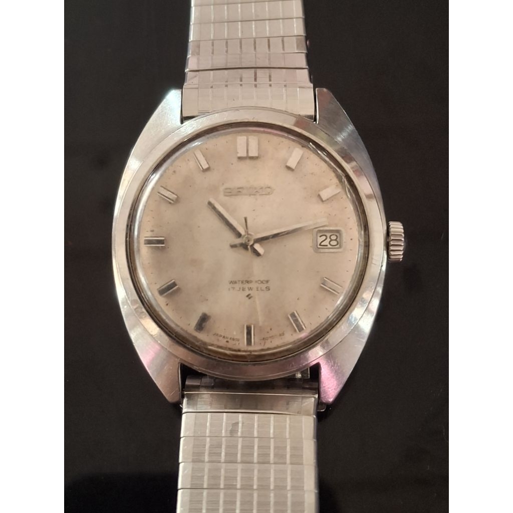 SEIKO 6602-8040 Manual Winding Jam Tangan Pria second 1627