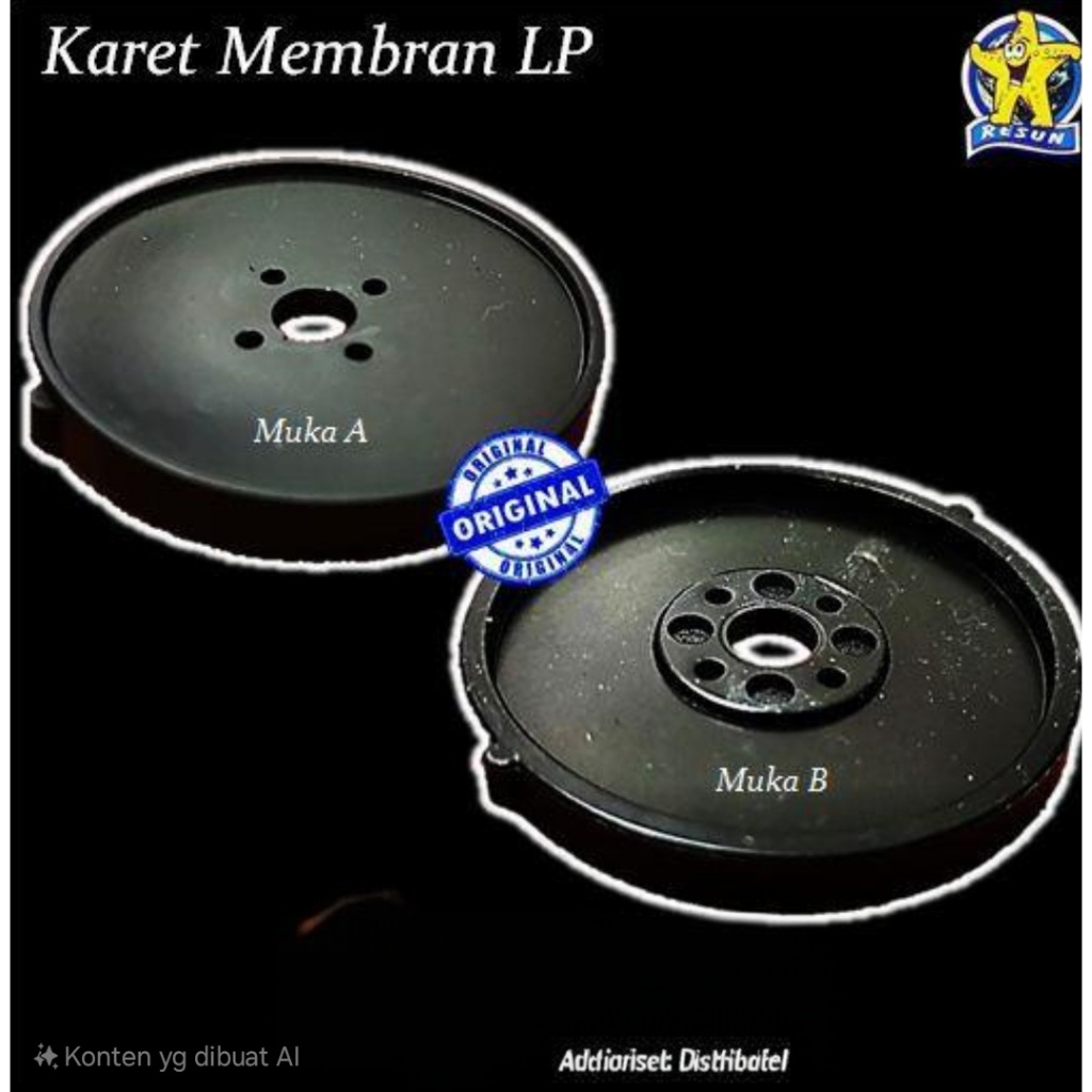 Karet Membran Diafragma  Aerator Resun LP 60 100 - Membran  LP100