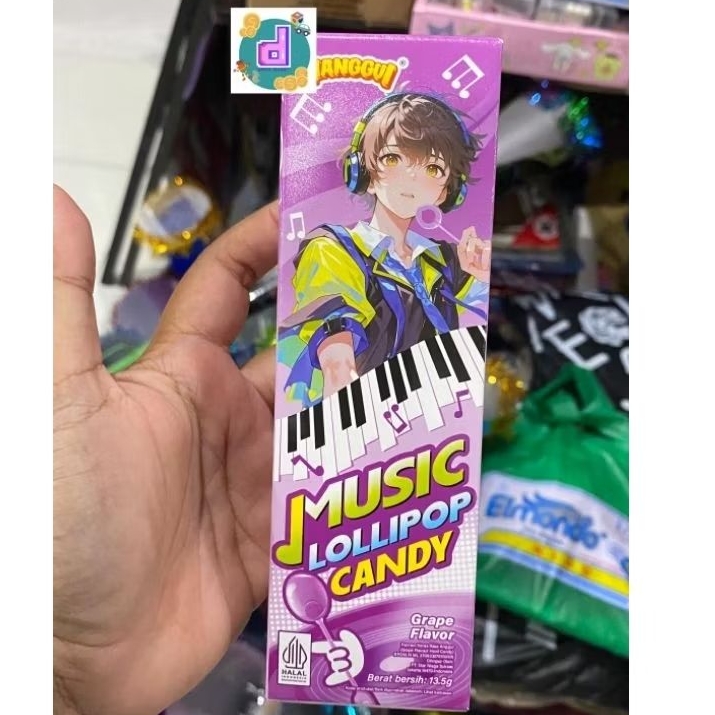 Music Lolipop Candy/ Music Lollipop Candy/ Lolipop Musik Halal/ Permen Musik