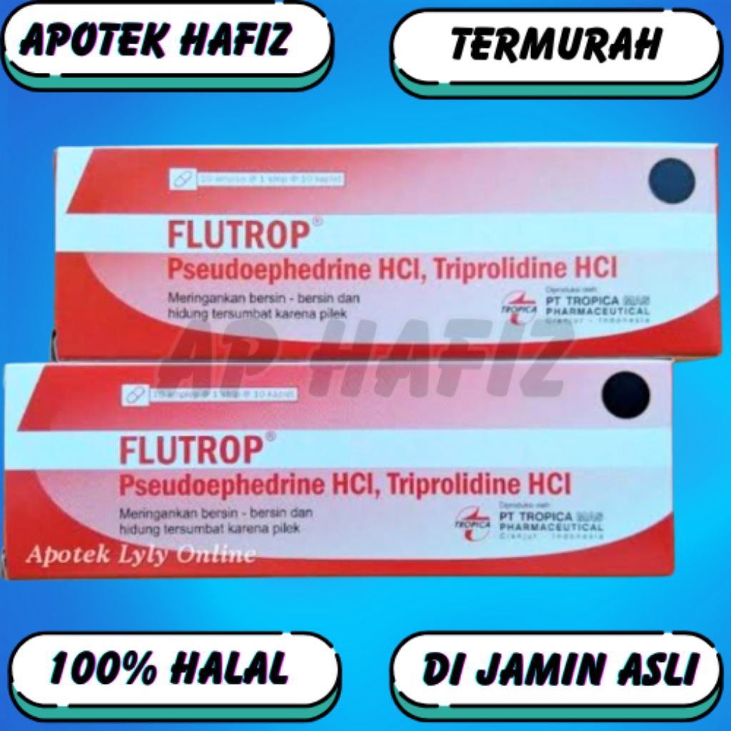 FLUTROP meringankan gejala flu - BOX