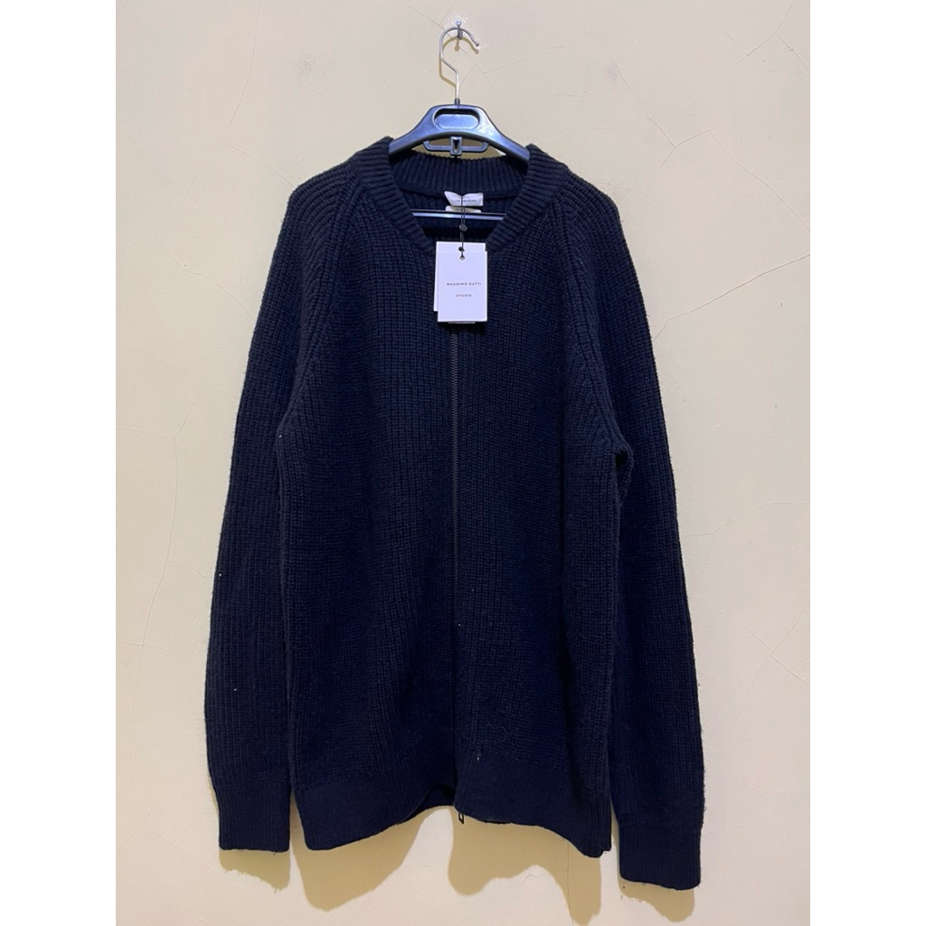 MASSIMO DUTTI MAN STUDIO KNITWEAR JACKET