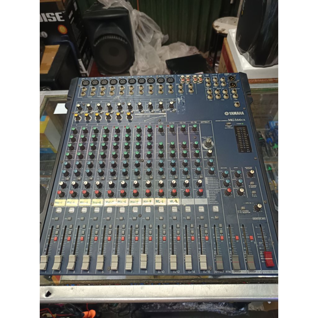 Mixer yamaha mg166cx original(second)