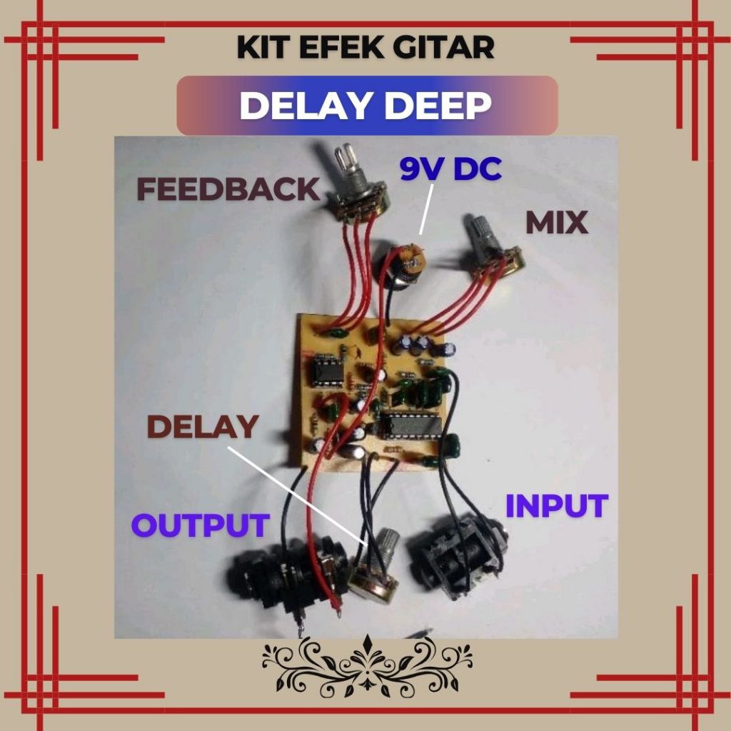 kit efek gitar delay deep L01