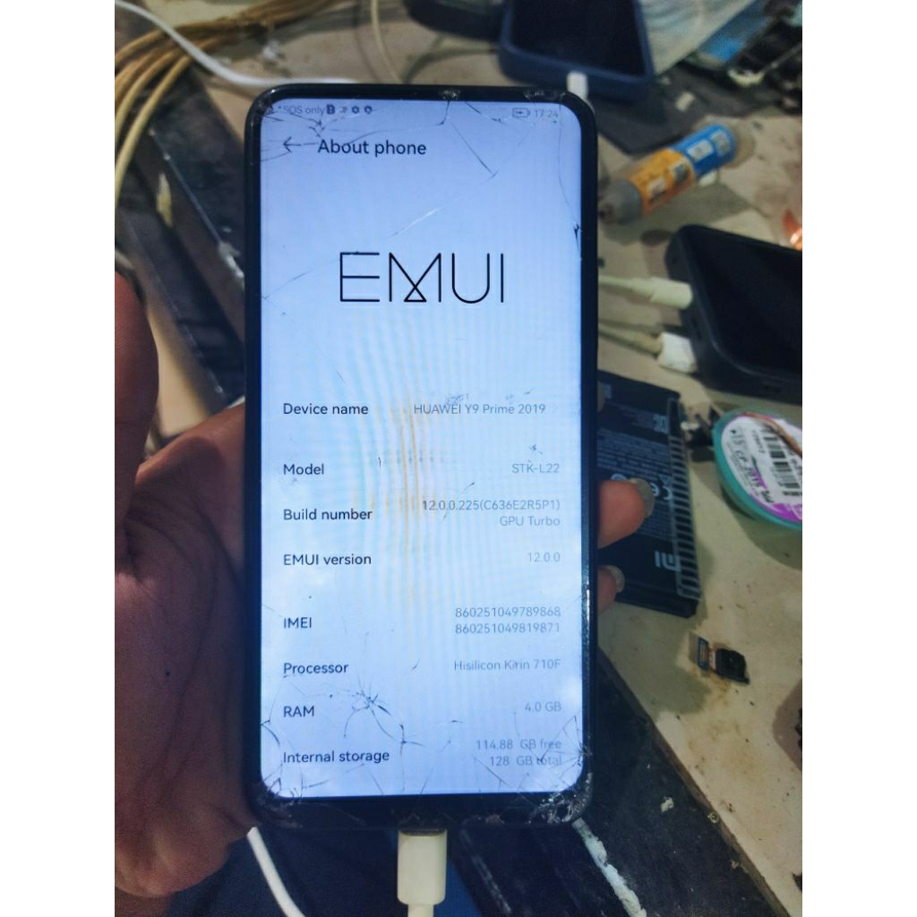Mesin huawei y9 prime 2019 ram 4/128