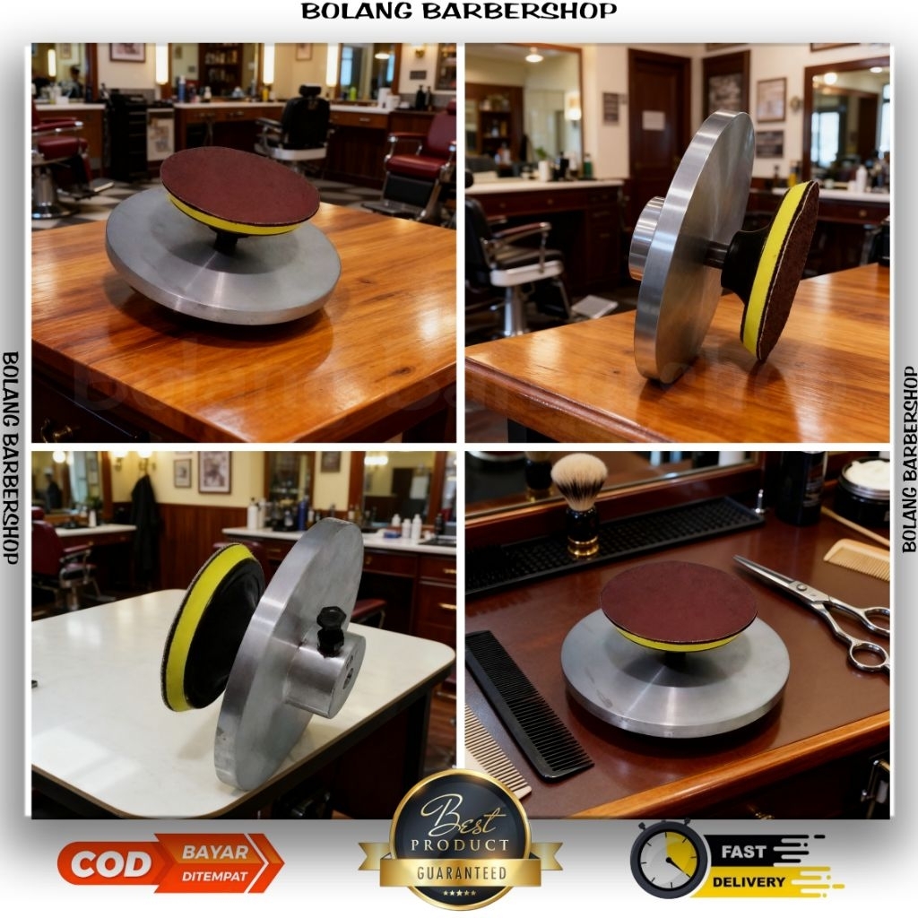 Piringan asahan mata pisau cukur rambut dan gunting Diameter 15 cm || Piringan Asahan Mata Pisau Cuk