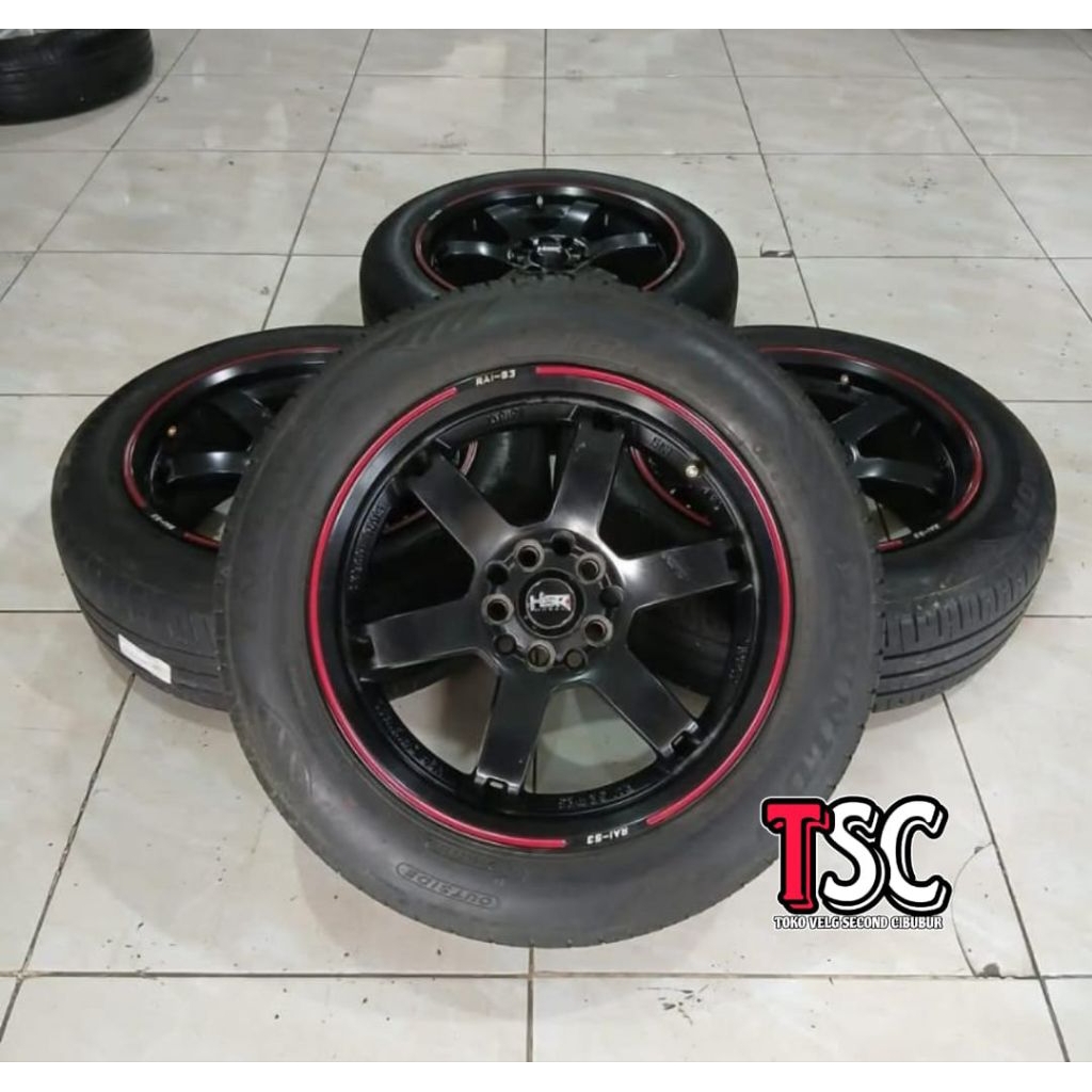 VELG RING 16 SECOND PLUS BAN | HSR RAI-S3 R16 H5X100/114.3 PNP X-PANDER BRV BIANTE SERENA NEW AVANZA