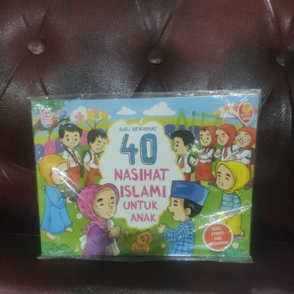 BUKU MEWARNAI 40 NASIHAT ISLAMI UNTUK ANAK