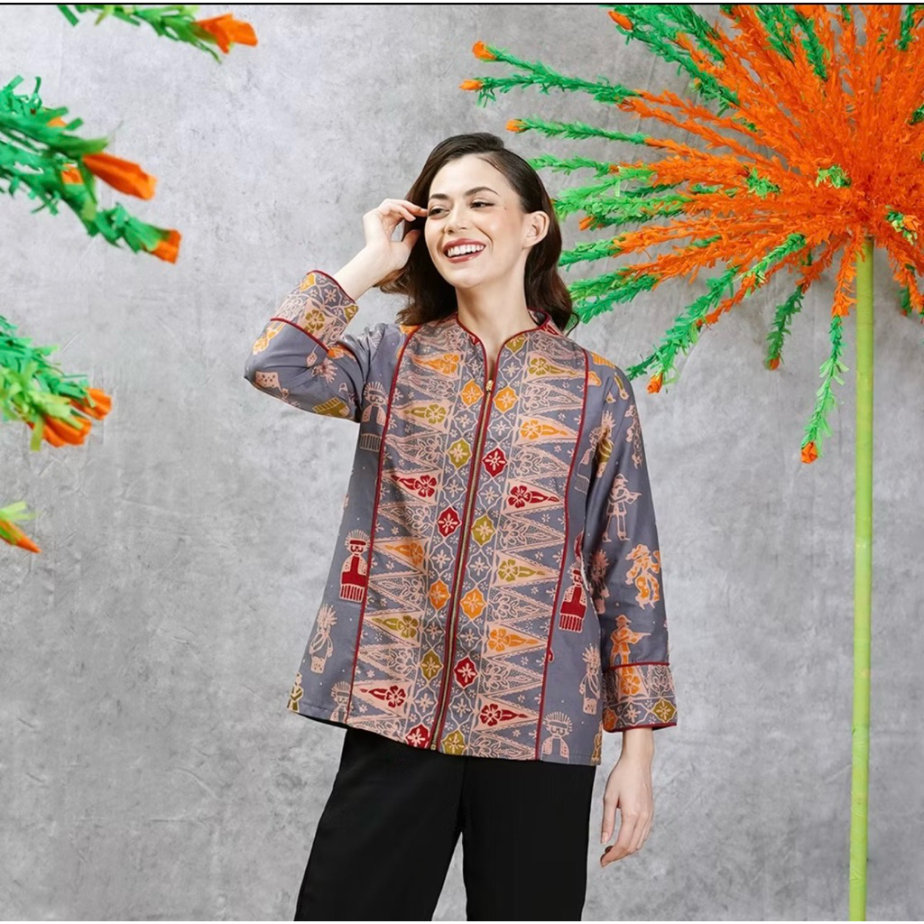 NONA RARA - Priok Betawi T1568, Baju Batik Kasual Modern