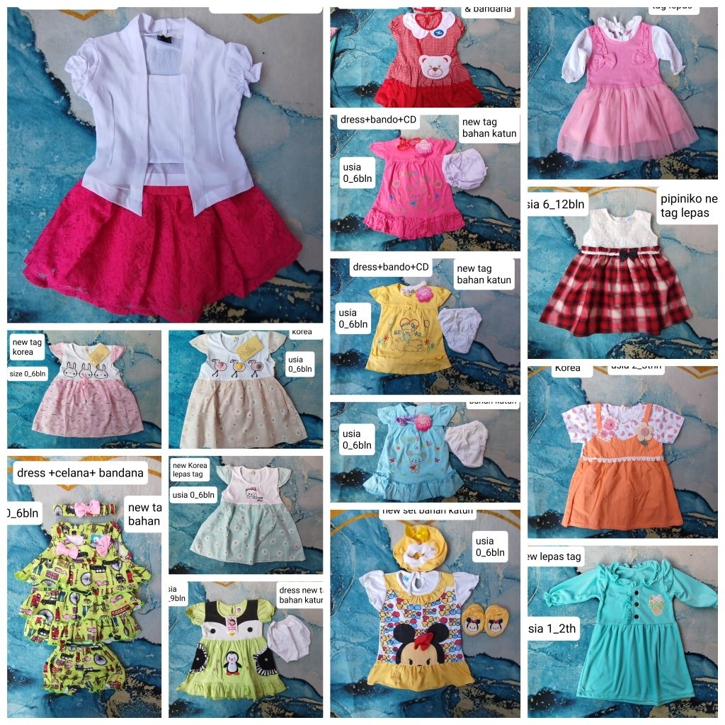 pl gaun mewah anak/ gaun brand/ dress pesta/  gaun tutu