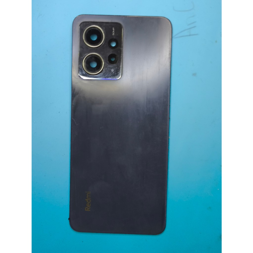 Backdoor Redmi Note 12 4G Hitam Original Copotan