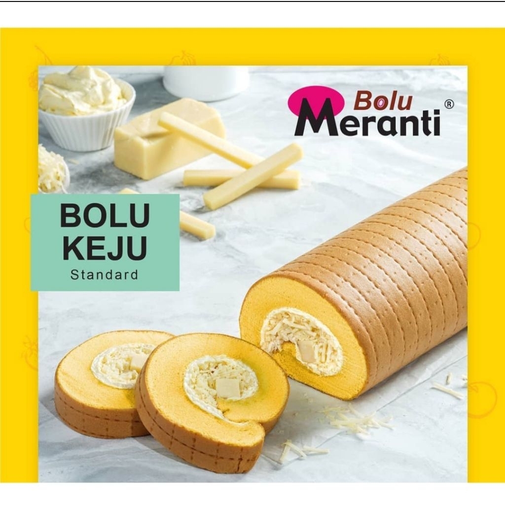 Bolu gulung Meranti keju standar