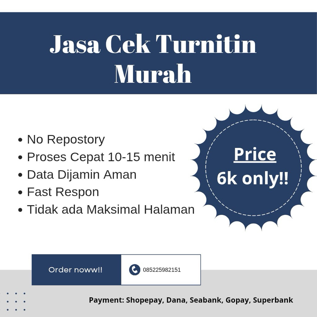 jasa cek turnitin murah