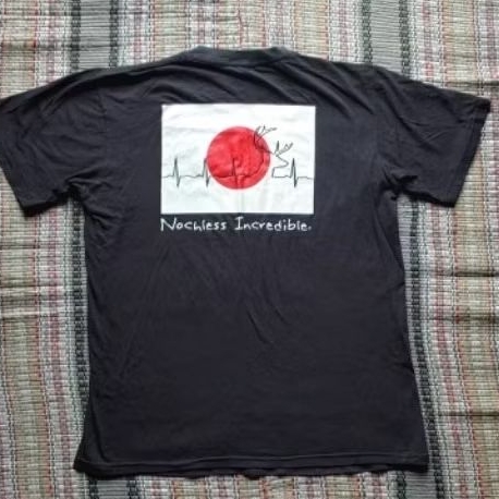 Tshirt kaos Nochless Japan big print size L