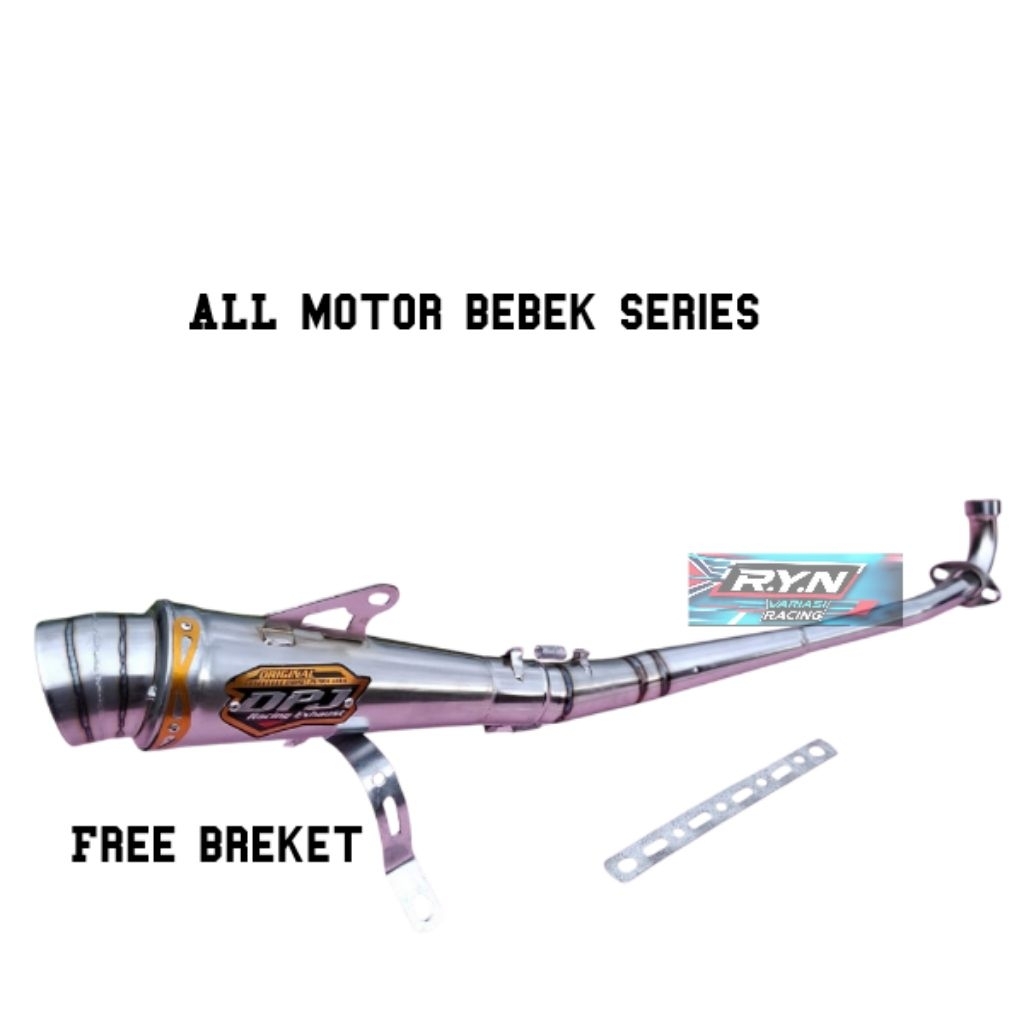 knalpot Racing DPJ bass all motor bebek Supra x 125 karisma Jupiter z Shogun Vega Astrea grand