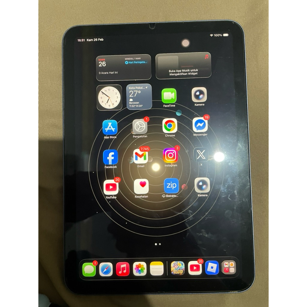 bekas pribadi ipad mini 6 64gb wifi only