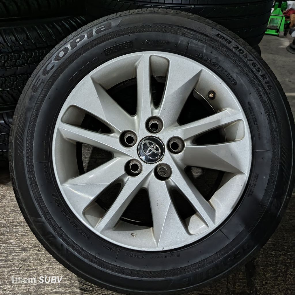 Velg original Innova Reborn R16 set Ban Bridgestone (Satuan/Serep)