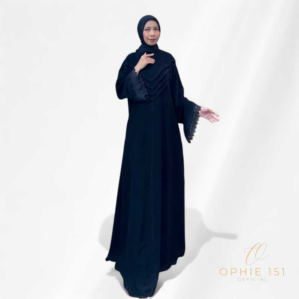 Ophie151 Abaya Naila Renda Swarovski