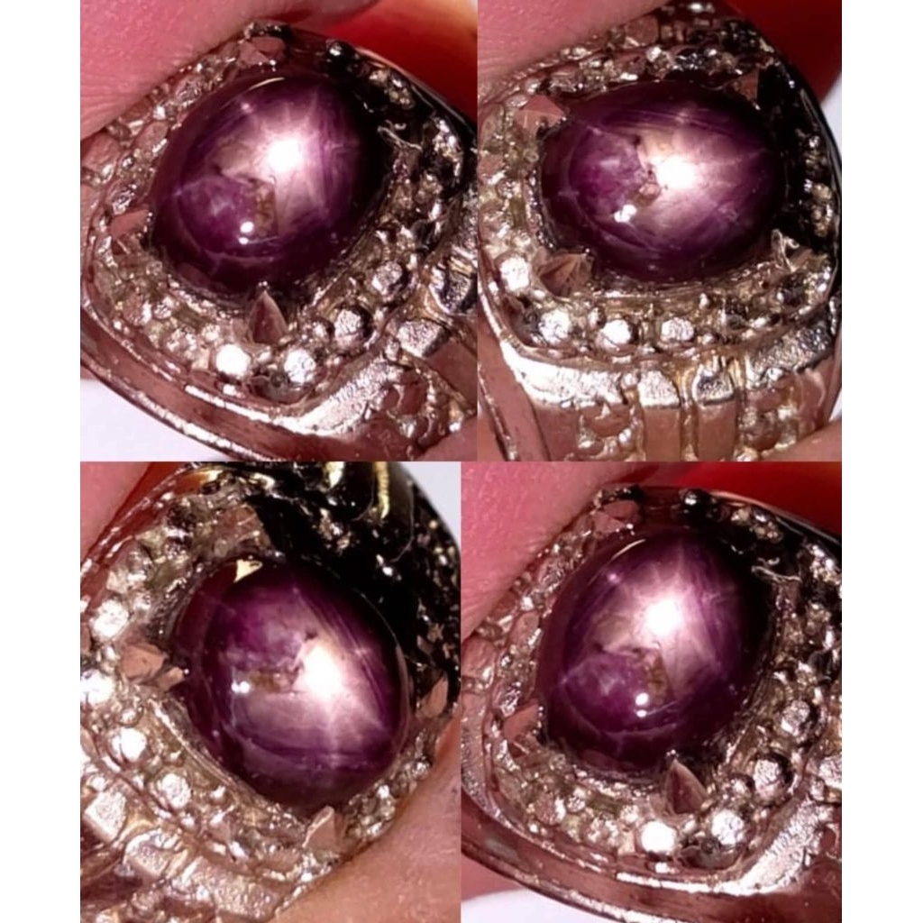 PERMATA RUBY STAR 12 MERAH DAGING LUSTER MAYUNG LABA-LABA AJIB ANTIK