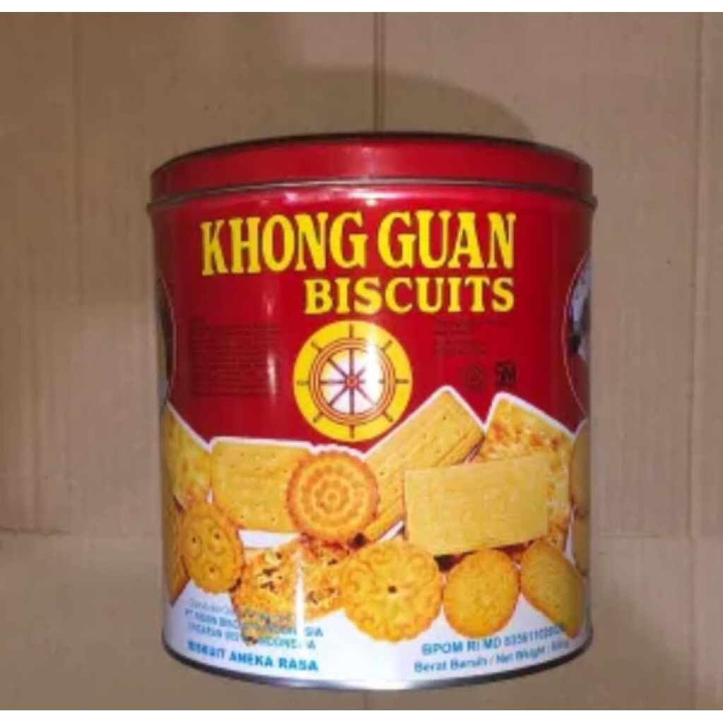 Khong Guan Kaleng Bulat 650gr