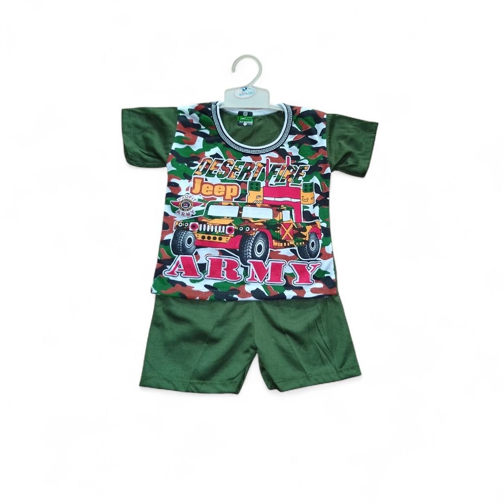 Setelan Baju bayi army
