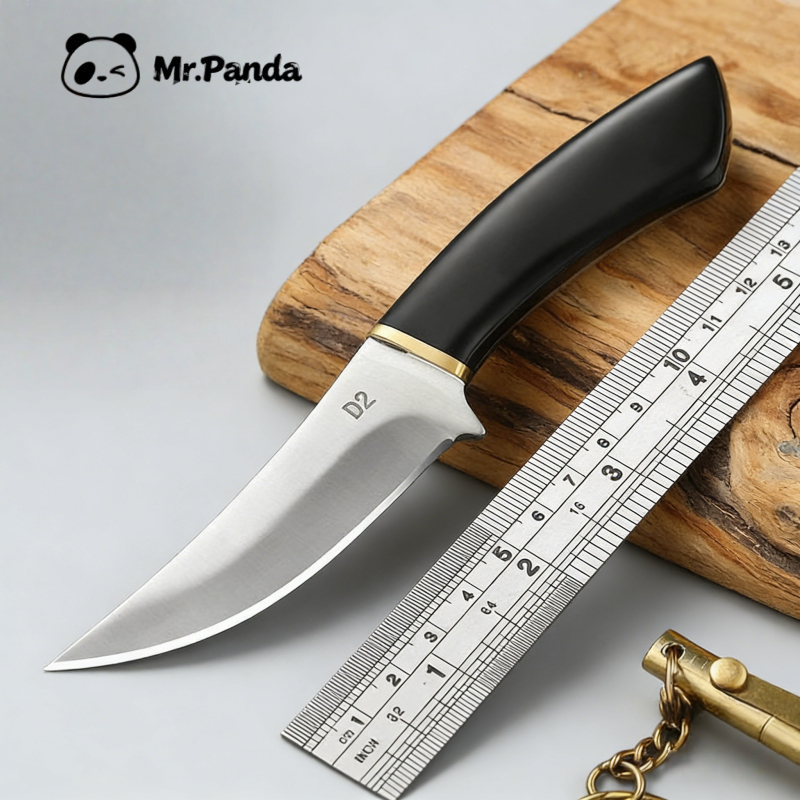 Pisau Lipat  Baja, Sangat Tajam • Pisau Daging Mongolia, Pemotong Daging, BBQ, Steak, Buah