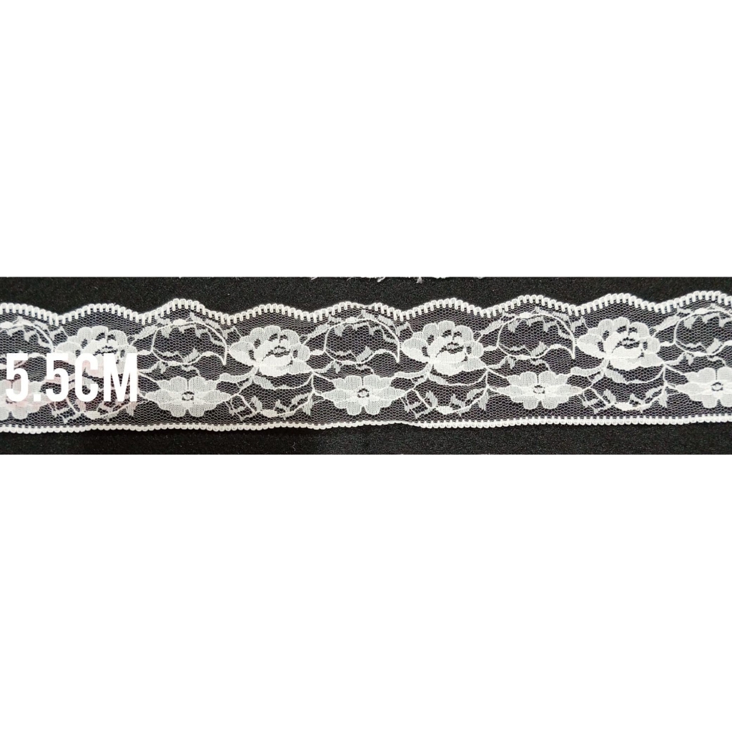 Renda air 5.5cm | renda tile meteran | renda tipis