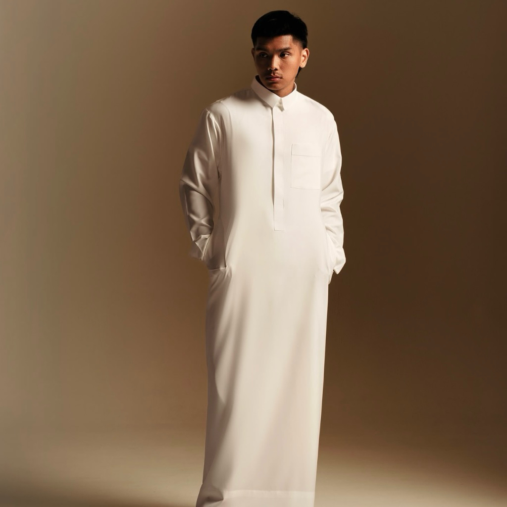 [ORIGINAL 100%] THOBE LIMAAWAKTU BASIC SUPER WHITE THOBE