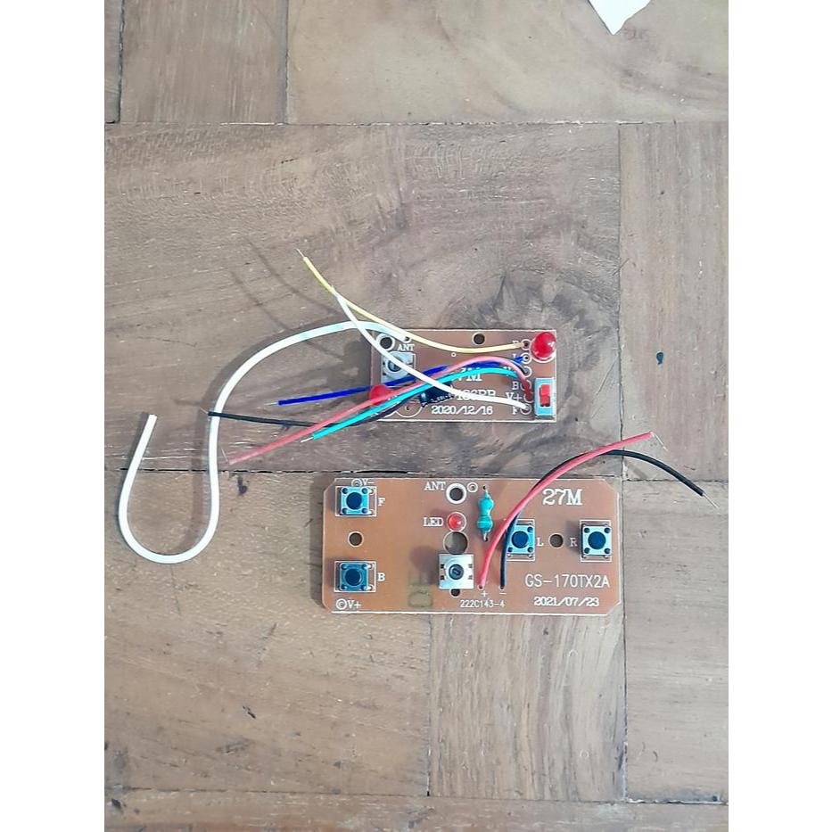 Module PCB Mainan RC Remot Kontrol Universal 27Mhz 4CH GS-170TX GS157R