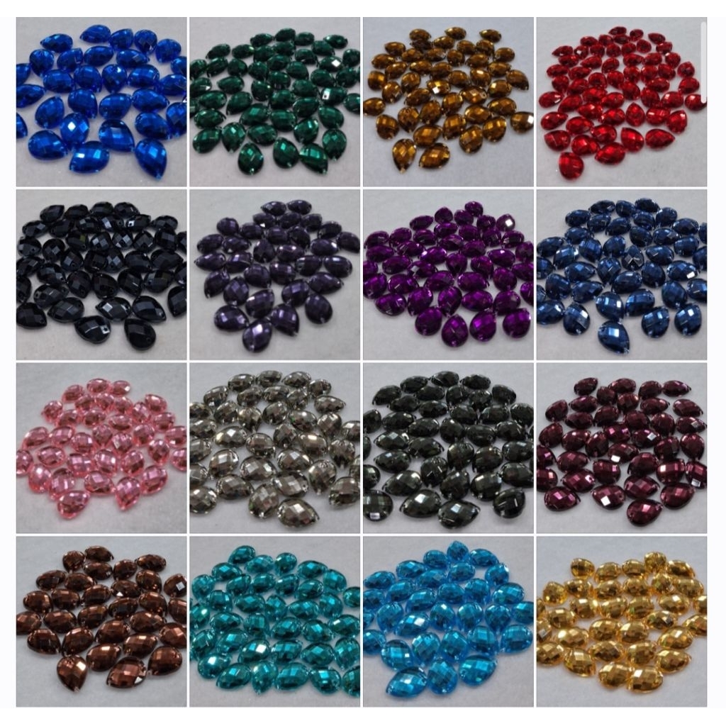 ( 50 PCS 10 x 14 ) PAYET MATA TAIWAN PLUS / MATA TAIWAN TETES ASLI / PAYET DAIMONDTETES / MANIK TETE