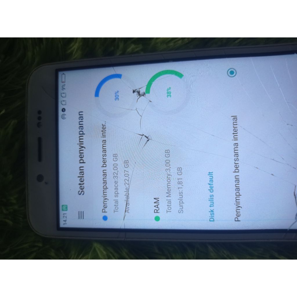 mesin genpro s50 ram 3 32giga minus lcd touchscreen