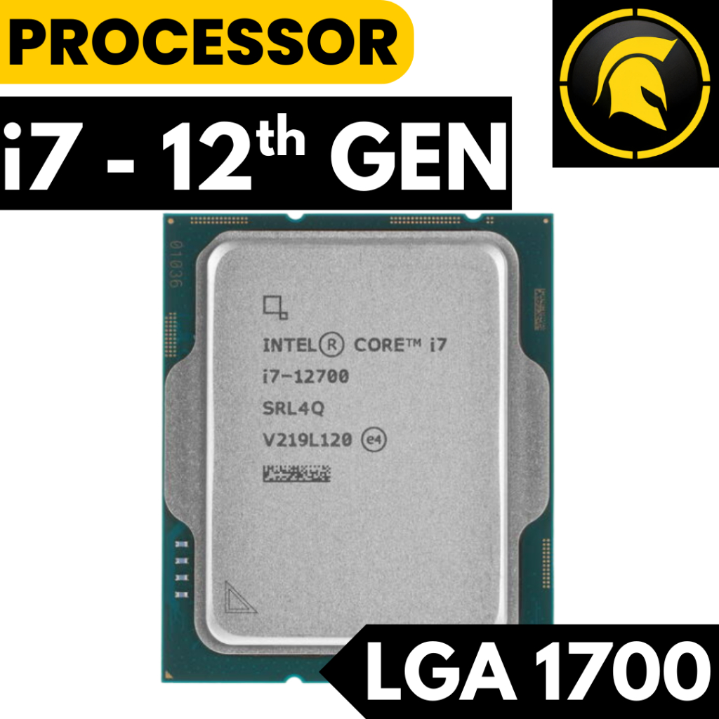 Processor Intel Core i7 Gen 12 Rocket Lake 12700 12700T 12700K 12700KF Tray Tanpa Fan Garansi 1 Bula