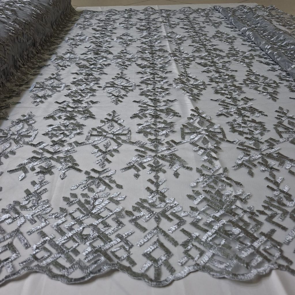 COD Kain tile etnik full bordir/ Tile sapto bordir tebal/ Tile kebaya motif terbaru