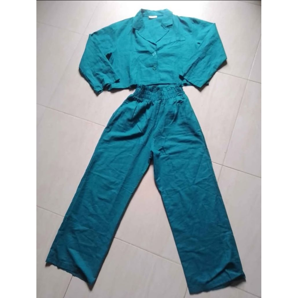 PROMO NEW ONE SET KATUN LINEN RAMI TEBAL JUMBO 70RIBU