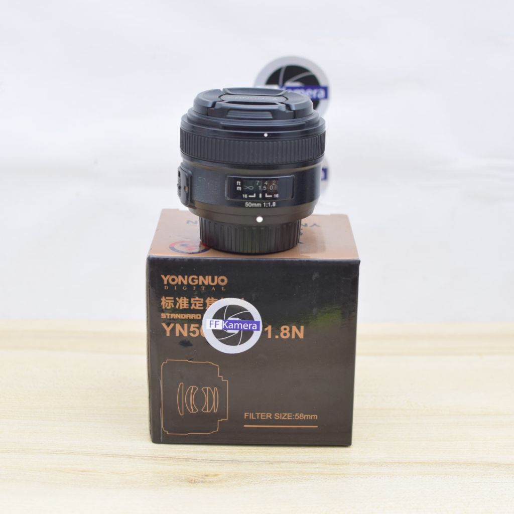Lensa fix Yongnuo Yn 50mm F1.8 For Nikon Dslr Lensa bokeh nikon