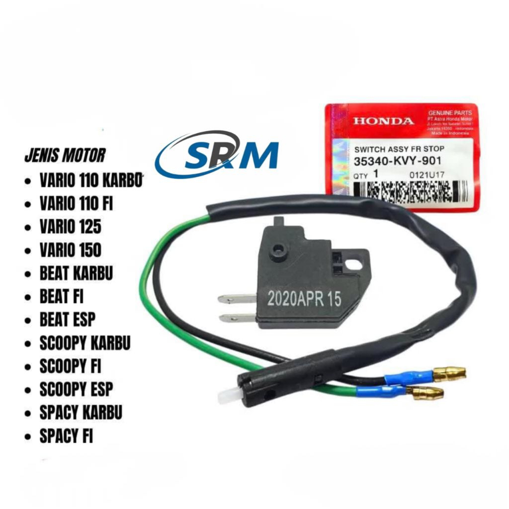 Switch Rem Depan, Rem Belakang Beat, Vario,scoopy, beat FI