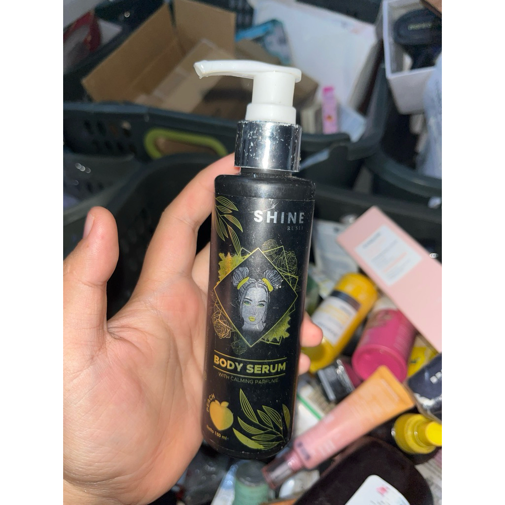 SHINE RUSIA Body Serum With Calming Perfume PEACH 150ml
