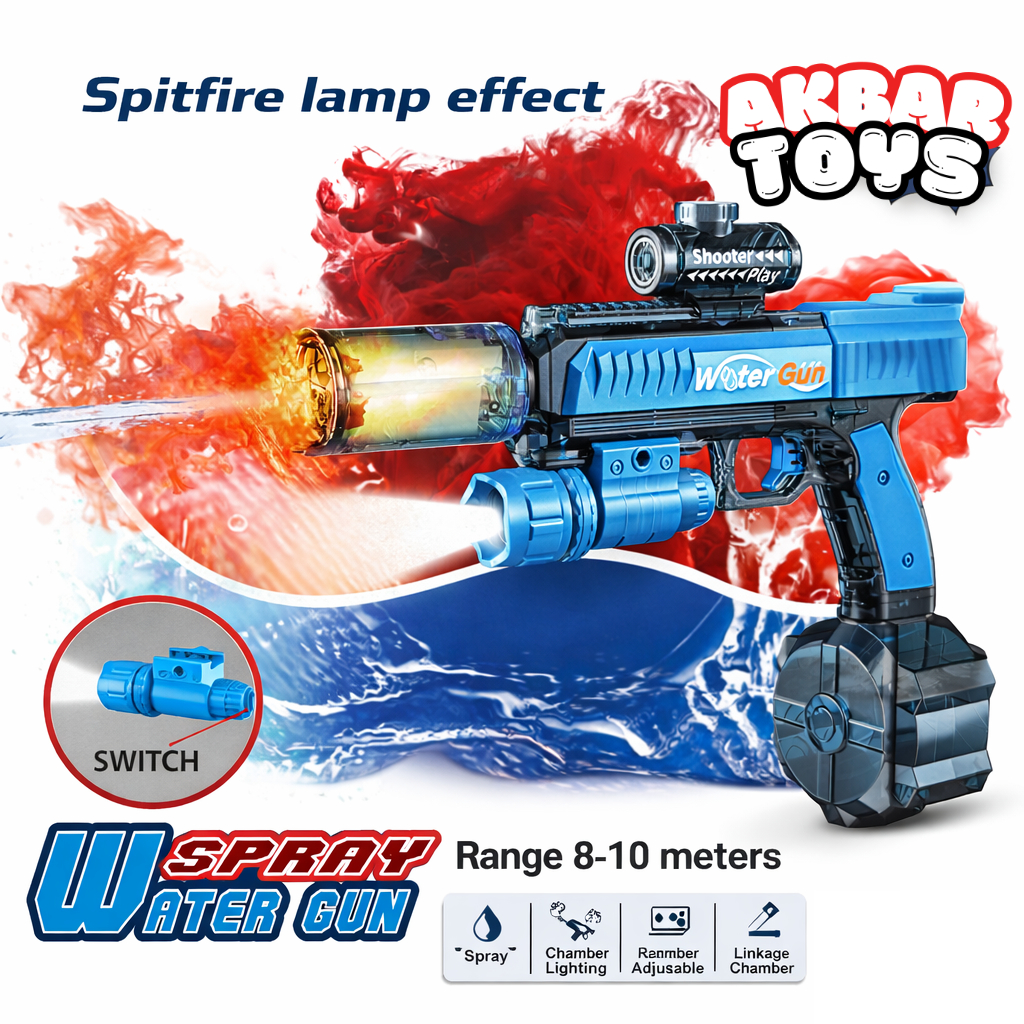 Mainan Water Gun Elektrik Spray Water Gun