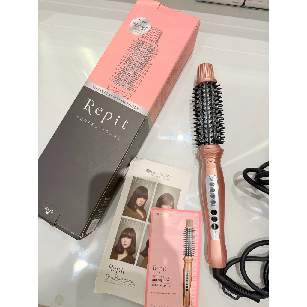Repit Titan Heat Brush Iron sisir blow