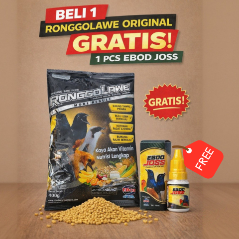 Ebod Jaya Voer Ronggolawe Original 400gr Bonus Ebod Joss 1 Pcs Promo Terbatas