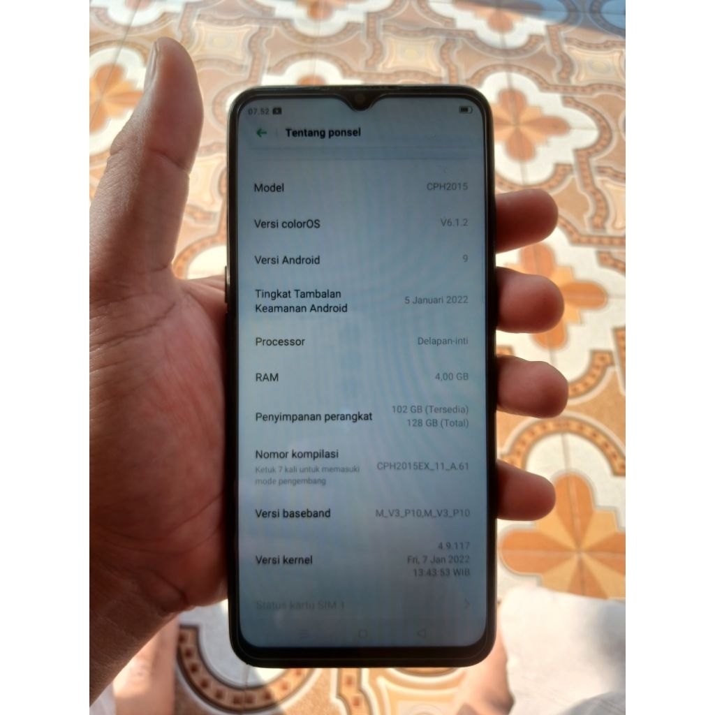handphone second oppo a31 kondisi mulus no minus