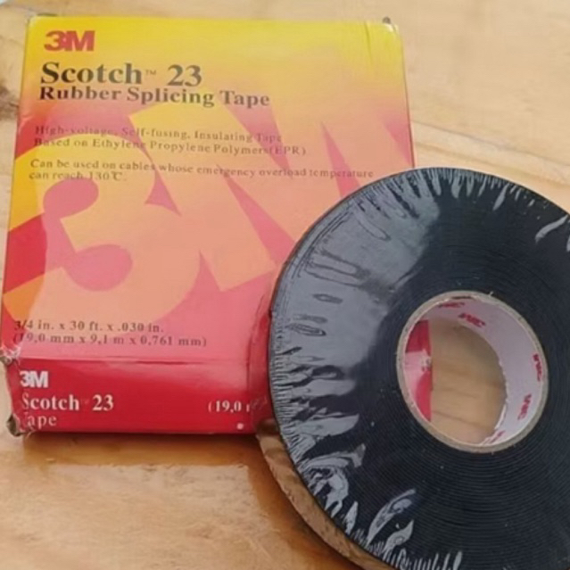 Isolasi 3M Rubber scoth 23 tape