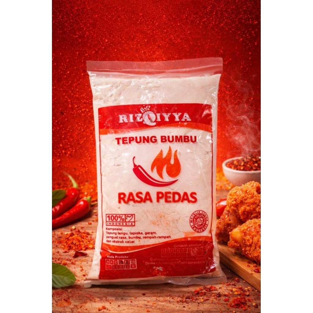 Rizqiyya Tepung Bumbu Pedas 430grm