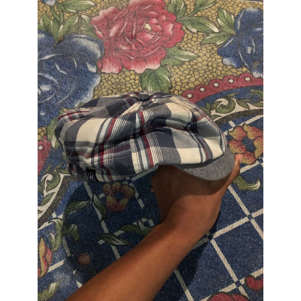 topi second visor pendek