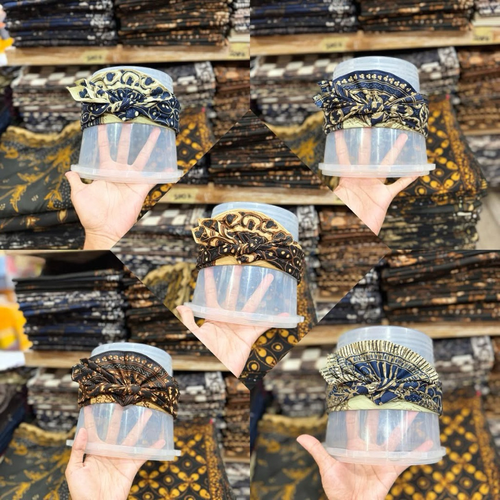 Udeng Batik Semi Tulis SYN Asli motif Terbaru Jadi / Setengah Jadi / Lembaran Rimpit , khas MP ( meu