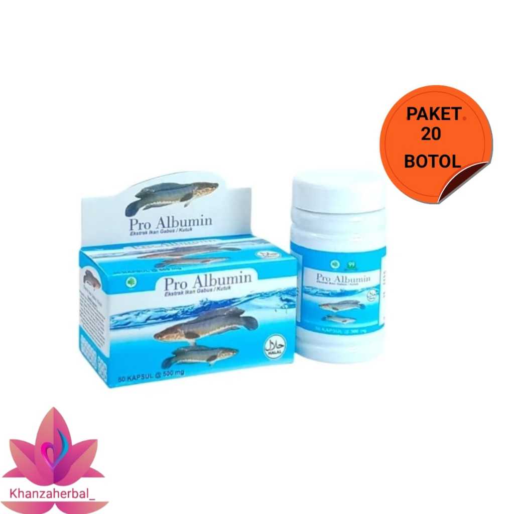 Paket Hemat 20 Botol Pro Albumin Ash-Shihah | Ekstrak Ikan Gabus