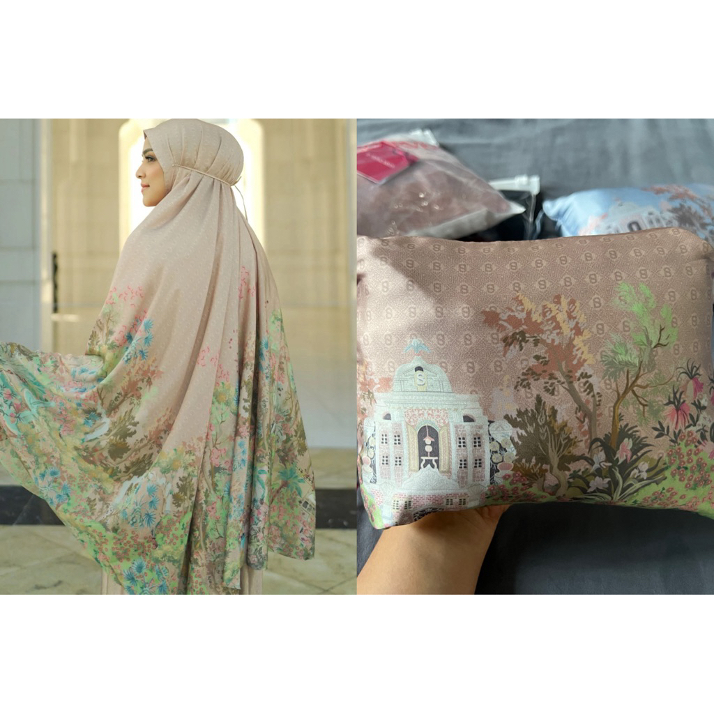 Mukena Buttonscarves Al Qasr Prayer Robe