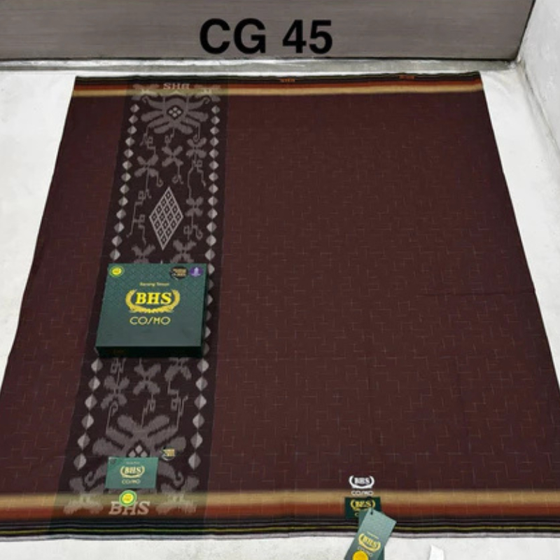 SARUNG BHS COSMO SILVER MOTIF KOTAK-KOTAK DAN POLOS SARUNG BHS TERMURAH