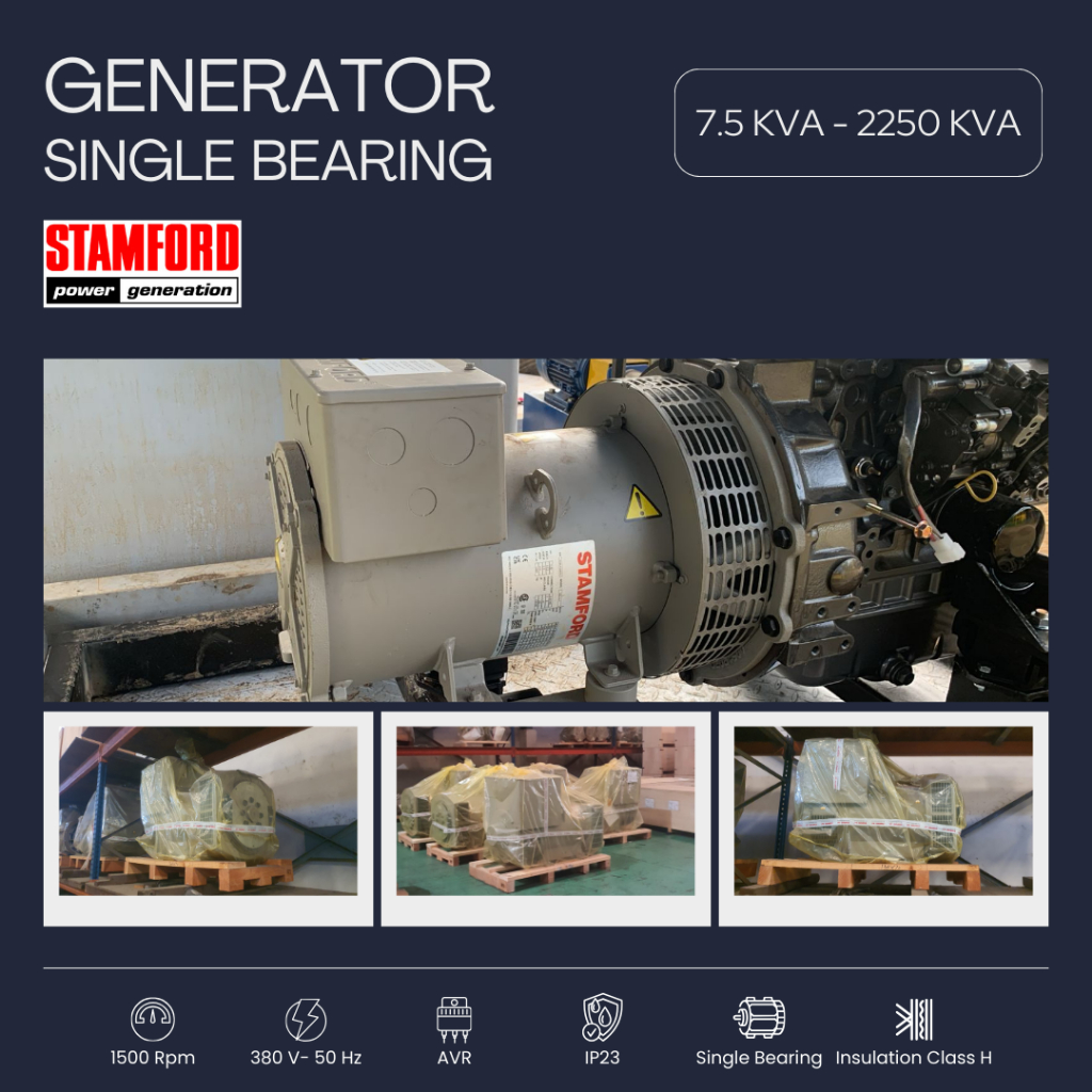Single Bearing 200 kVA 160 kW 1500 Rpm 3 Phase - Alternator Stamford
