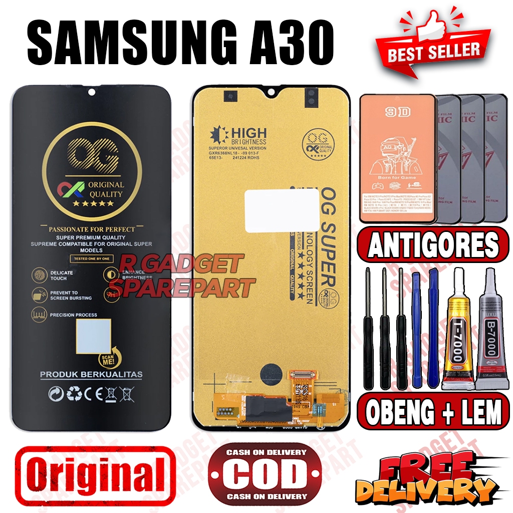 Lcd Samsung A30 Original OEM Quality Lcd Touchscreen Samsung A30 Fullset